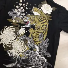 新品★4L和柄　虎Tシャツ
