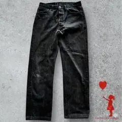 【90sUSA製リーバイス501ブラックデニム W33 L34 92年製#641