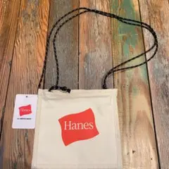 Hanes ヘインズ ミニショルダーバック ホワイト