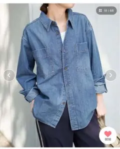 スピックアンドスパンダンガリーシャツ