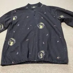 marble SUD 宇宙柄 ジップアップブルゾン ブラックのサムネイル