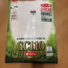 GUNZE 半袖丸首M ２枚組