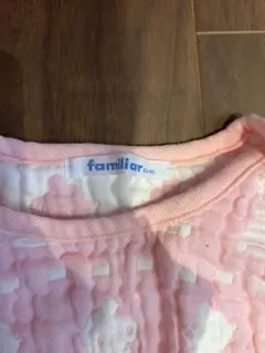 familiar ピンク スリーパー 60-90cm
