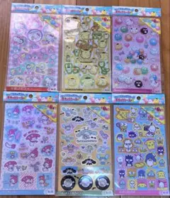 サンリオキャラクターズ　キラッとシール3 全6種類セット