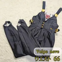 【レア✨volpe neve✨M】スキー スノー ウェア パンツ サロペット 黒