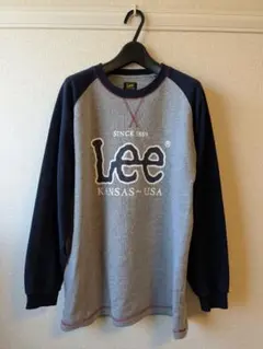 AH0731 Lee ラグランスリーブ トレーナー グレー・ネイビー