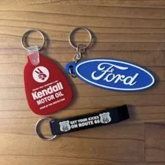 キーホルダー 3点セット カラビナ キーリング アメカジ y2k 小物