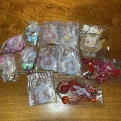 サンリオ いちご新聞 ストラップ アクスタ 等 まとめ売り 計12個セット