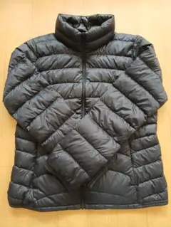 【美品】ユニクロ ウルトラライト ダウンジャケット ブラック サイズXL