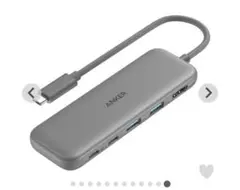 【ほぼ未使用】Anker 332 USB-C ハブ (5-in-1)グレー
