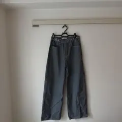 yolo ストライプ柄 デニムパンツ