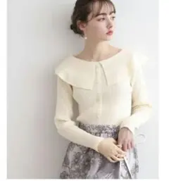 クチュールブローチ【前後2WAY】ビッグカラーニットCouture Brooch