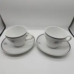 アフタヌーンティー　カップ＆ソーサー　2客