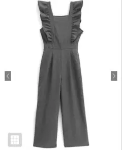 バックリボンショルダーフリルオールインワン[dk1188]