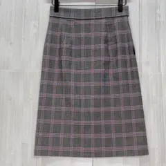 トランテアンソンドゥモード　チェックタイトスカート　36 / S