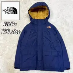 ノースフェイス ダウンジャケット 海外限定 ネイビー キッズ 130サイズ