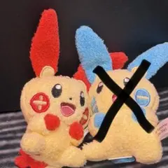 ポケモンぬいぐるみAG プラスル マイナン トミー - メルカリ