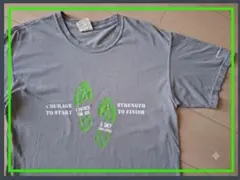 ​コンフォートカラーズ 企業ロゴ マラソン Tシャツ グレー系 US古着Mサイズのサムネイル