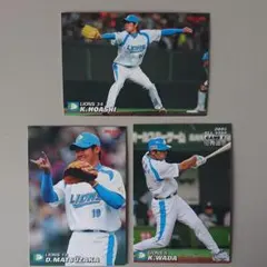 カルビー プロ野球チップスカード☆2005年西武ライオンズ 松坂、帆足、和田選手