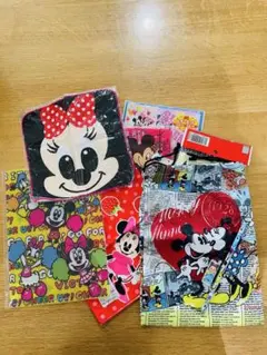 ミニーマウス 布巾と巾着など 9点セット