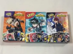 マック　ハッピーセット　UNO ヒロアカ　轟　緑谷　爆豪 3点セット