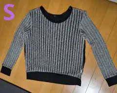 AZUL by moussy アズールバイマウジー　ニット　クルーネック　S