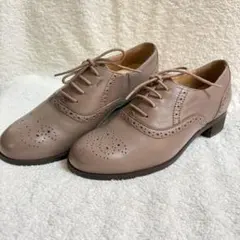 新品⭐︎ing オックスフォードパンプス　ウィングチップ　ラウンドトゥパンプス23