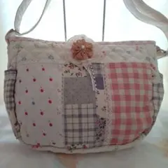 パッチワークショルダーバッグハンドメイド