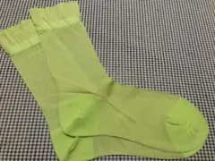 新品　ババコ　Babaco Yellow Sheer Sockのサムネイル