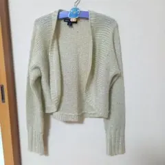 GapKids ☆スパンコール☆長袖カーディガン　140 /アイボリー