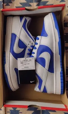 未使用 NIKE ナイキ DUNK LOW RETRO レーザーブルー