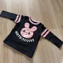 【美品】ミキハウス ホットビスケッツ 長袖Tシャツ 80cm