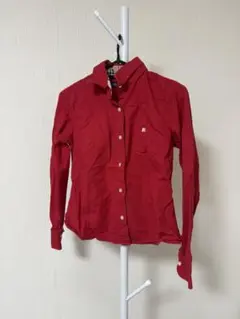 BURBERRY LONDON シャツ 赤 ノバチェック