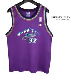 NBA レイカーズ 32番 マジックジョンソン ユニフォーム Sand-Knit