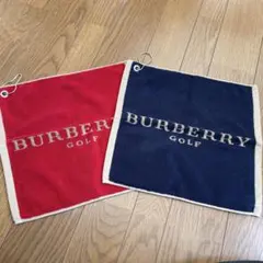バーバリー　ゴルフ　フック付きタオル　ボールクリーナー　新品