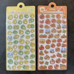 inamazy 3D embossed sticker【2枚セット】