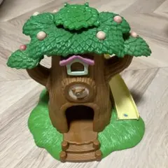 廃盤　シルバニアファミリー　初期　赤ちゃん広場の時計の樹のお家　コ-28