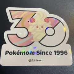 ポケモン 韓国限定 ポケモンストア30周年ロゴステッカー メタモン