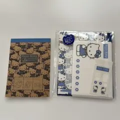 【1996年当時物】ハローキティ ミニレターセット＆そのままレターミニ2種セット