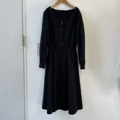 プロポーションボディドレッシング　ダークネイビー　ワンピース　綺麗目
