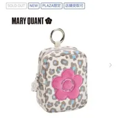 PLAZA MARY QUANT マリークワント カラビナ付きポーチ レオパード