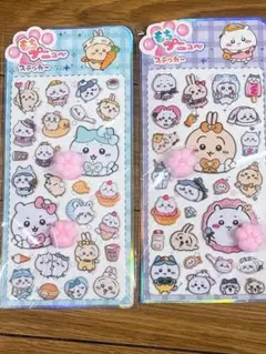 ちいかわ 肉球ぷにぷにシール2点セット