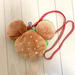 ディズニー ハンバーガー パスケース コインケース ミッキー