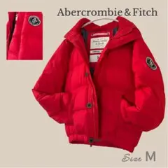アバクロンビー&フィッチ ダウンジャケット 赤 M アウター