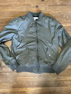 H&M L.O.G.G. MA-1フライトジャケット Ｓサイズ オリーブグリーン
