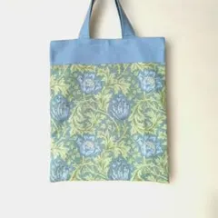ウィリアムモリス ぺたんこトートバッグ 　ハンドメイド　エコバッグのサムネイル
