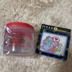 ピクサー happyくじ トイストーリー モンスターズインク キャニスター