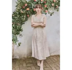 Herlipto Lace Trimmed Floral Dress