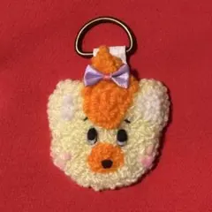 ハンドメイド アニマル キーホルダー　ハイエナ