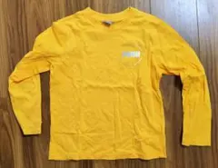 PUMA 長袖シャツ 140サイズ イエロー